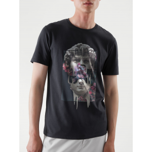 Tricou Statuie cu flori